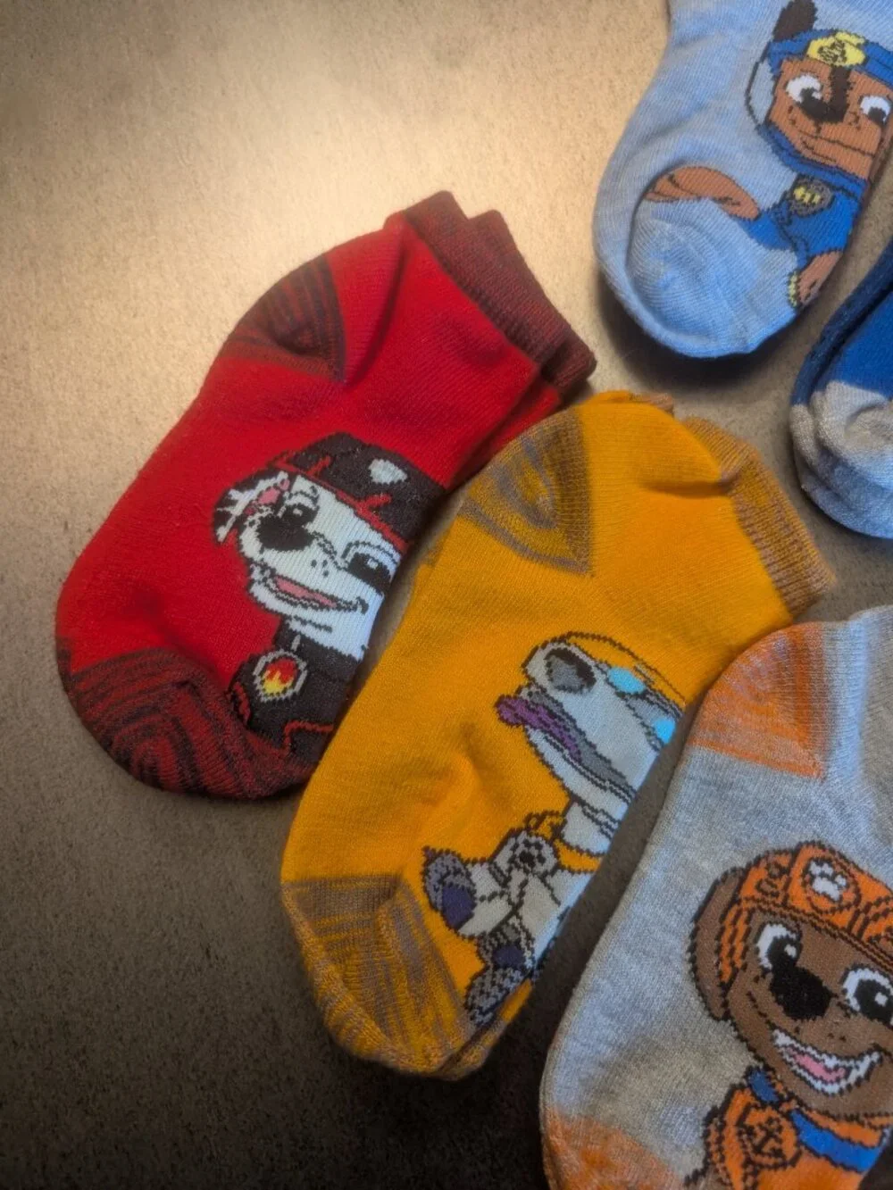 3/$10 - Bundle of 8 Paw Patrol + Toy Story Ankle Socks - M